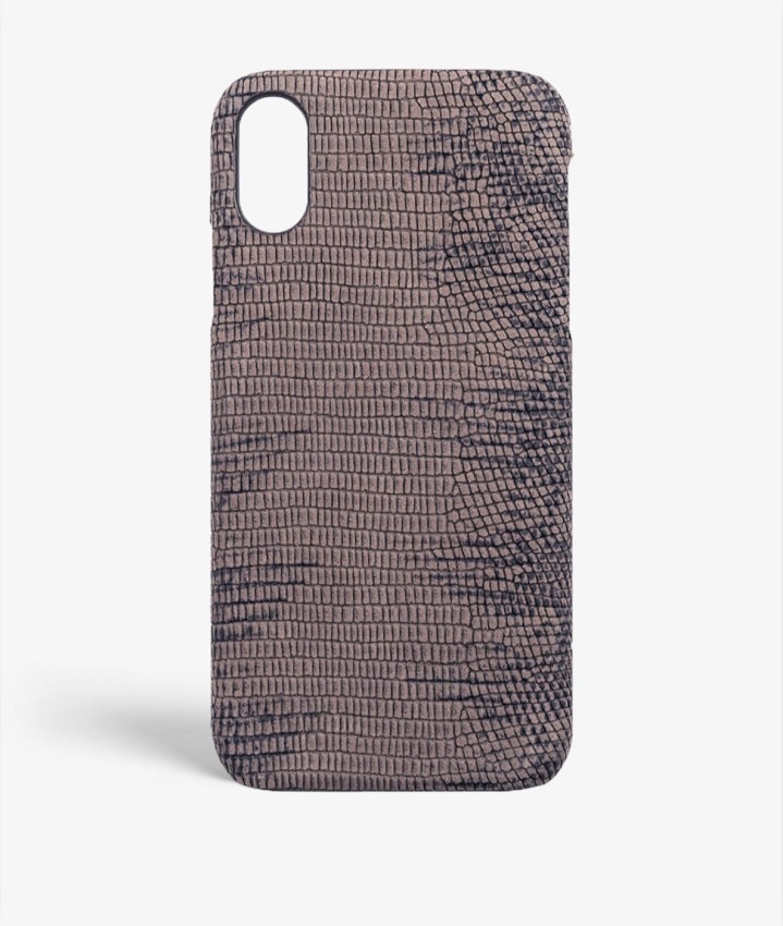 Kuori iPhone Xs Max Soft Iguana Taupe