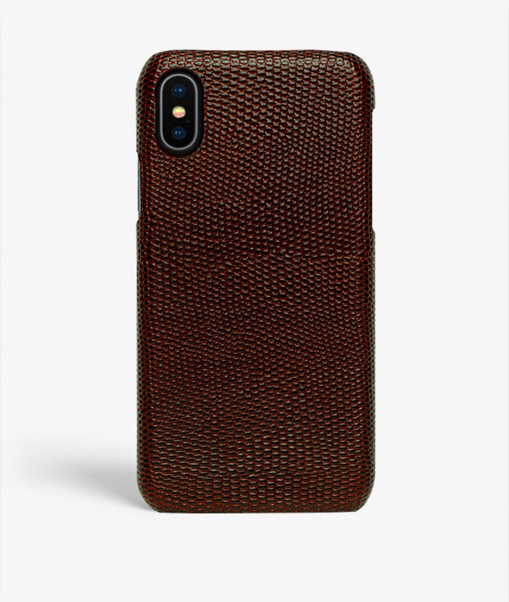 Kuori iPhone Xs Max Lizard Ruskea