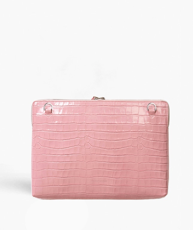 Tietokonelaukku 15" Croco Pink