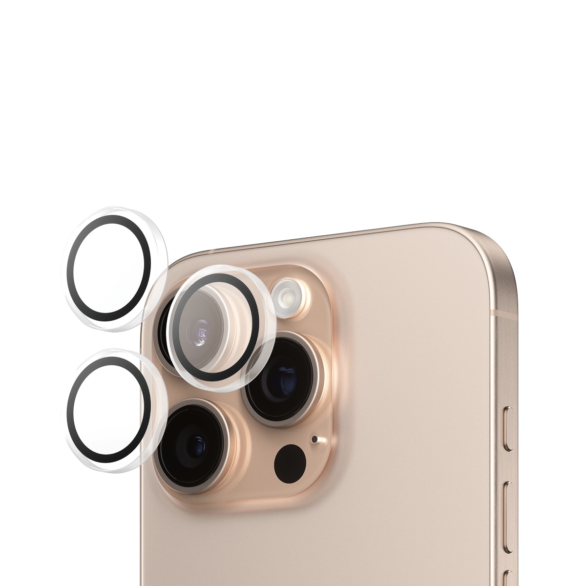 iPhone 16 Pro Hoops Camera Lens Protector Kirkas