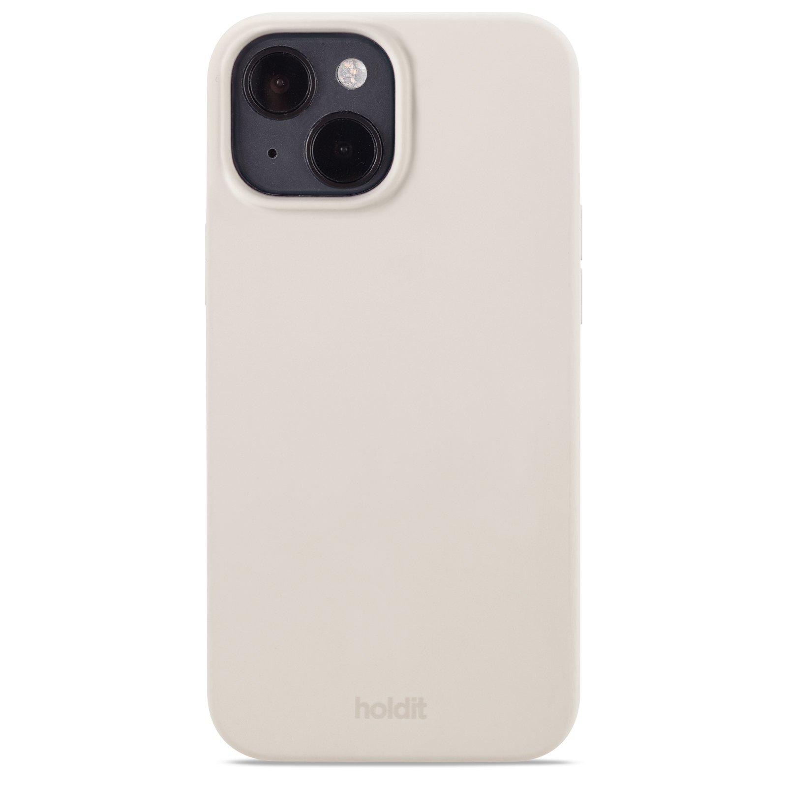 Silikonikuori iPhone 15 Light Beige