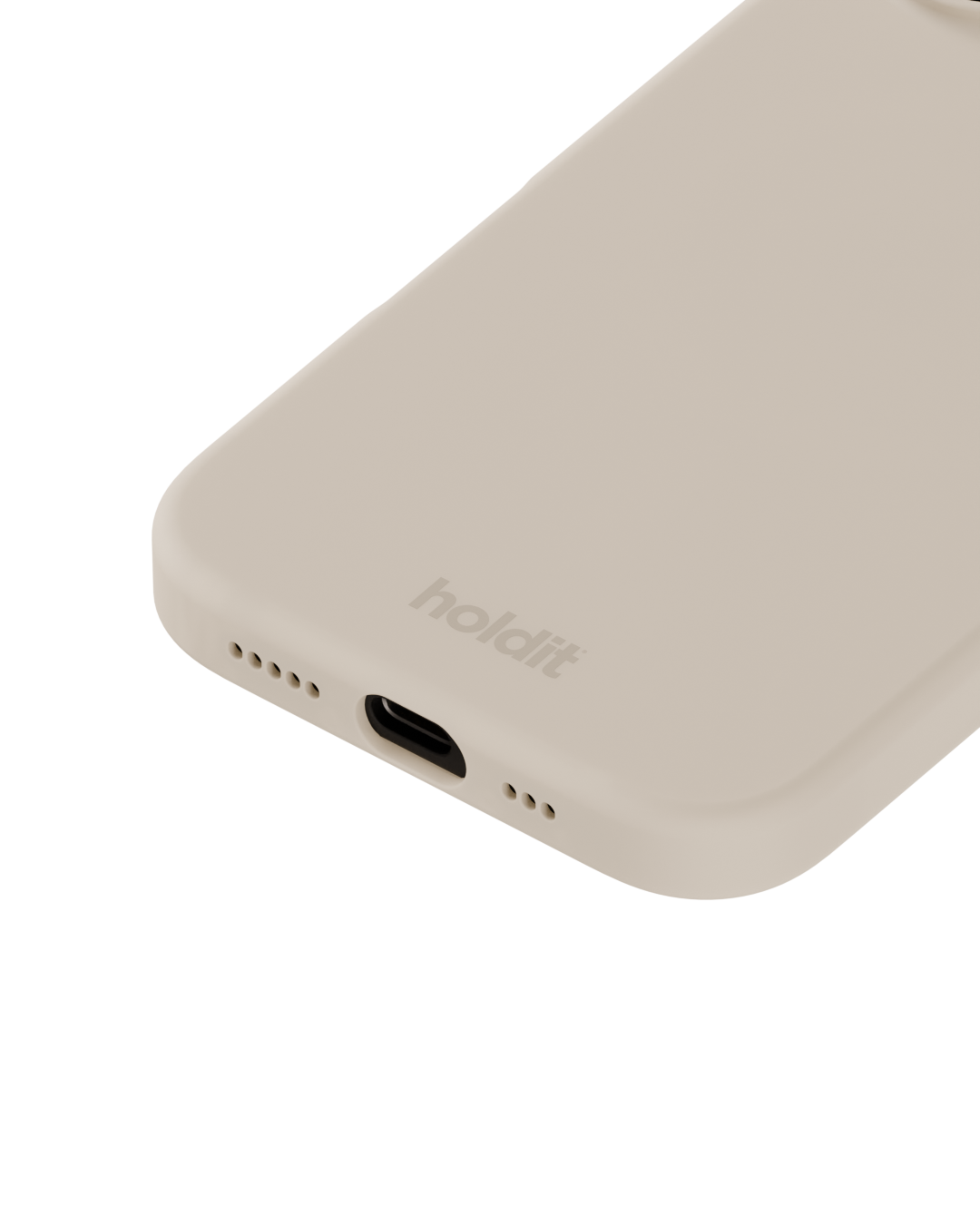 Silikonikuori iPhone 16 Light Beige