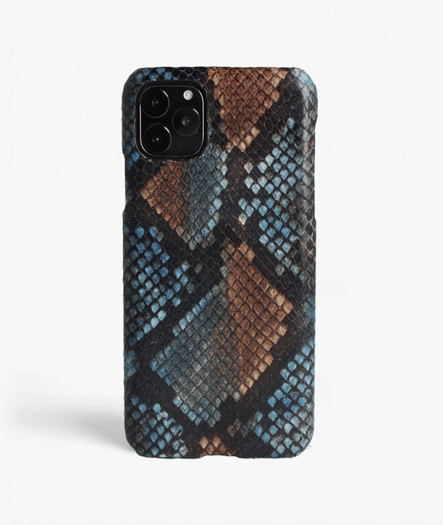 Kuori iPhone 11 Pro Max Python Multicolor Sunset Blue