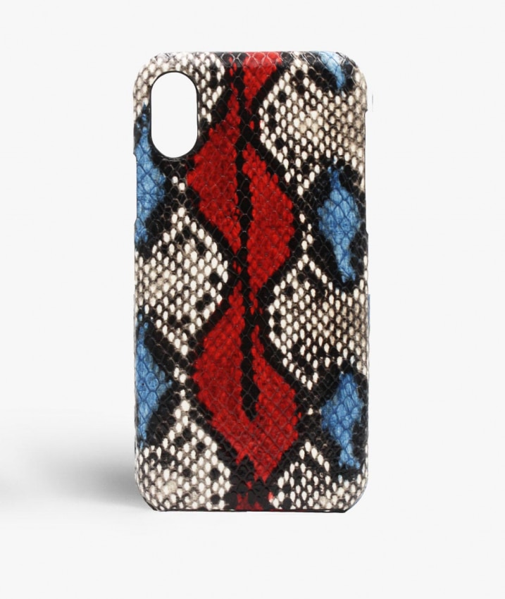 Kuori iPhone Xs Max Snake Cobalt/Red