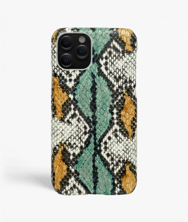 Kuori iPhone 11 Pro Snake Aqua/Ocra