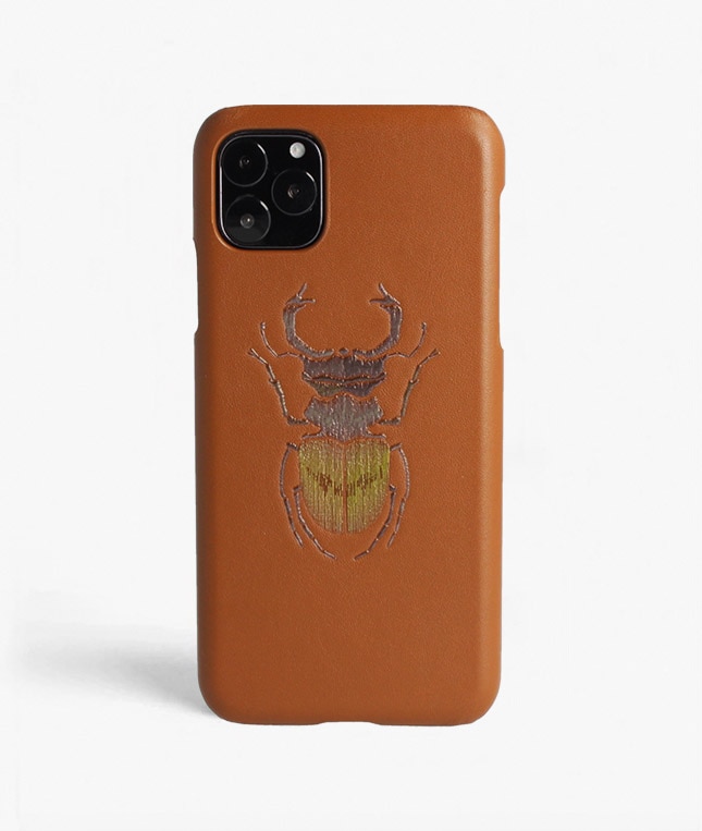 Kuori iPhone 11 Pro Max Beetle Calf Dusty Cognac