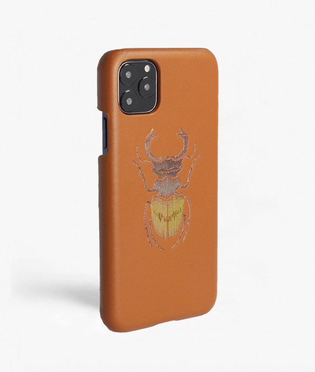 Kuori iPhone 11 Pro Max Beetle Calf Dusty Cognac