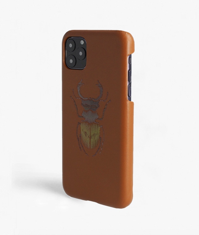 Kuori iPhone 11 Pro Max Beetle Calf Dusty Cognac