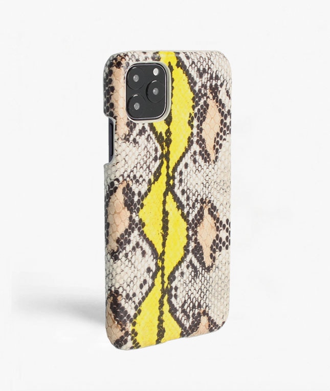 Kuori iPhone 11 Pro Max Snake Yellow/Beige