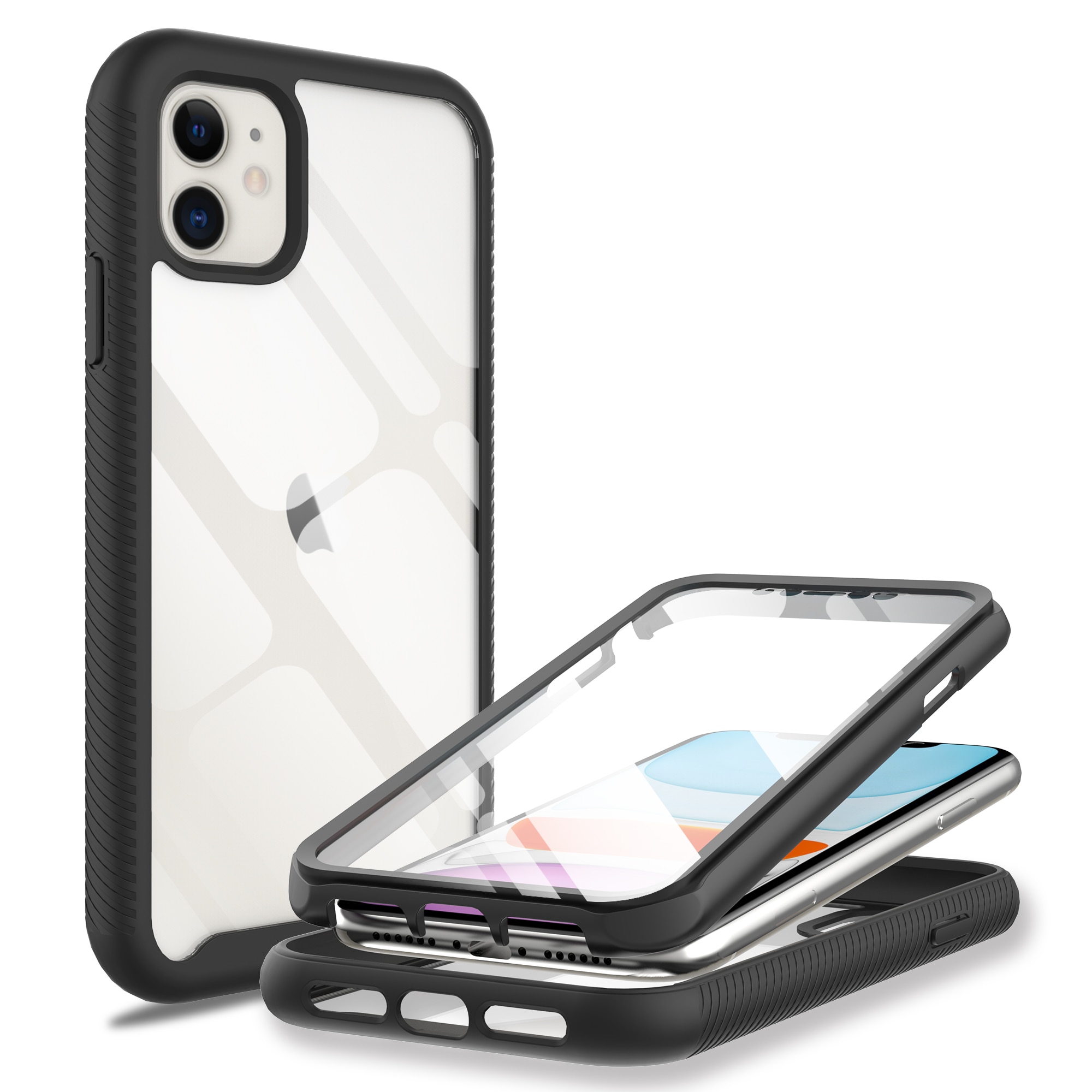 Full Protection Case iPhone 11 Musta