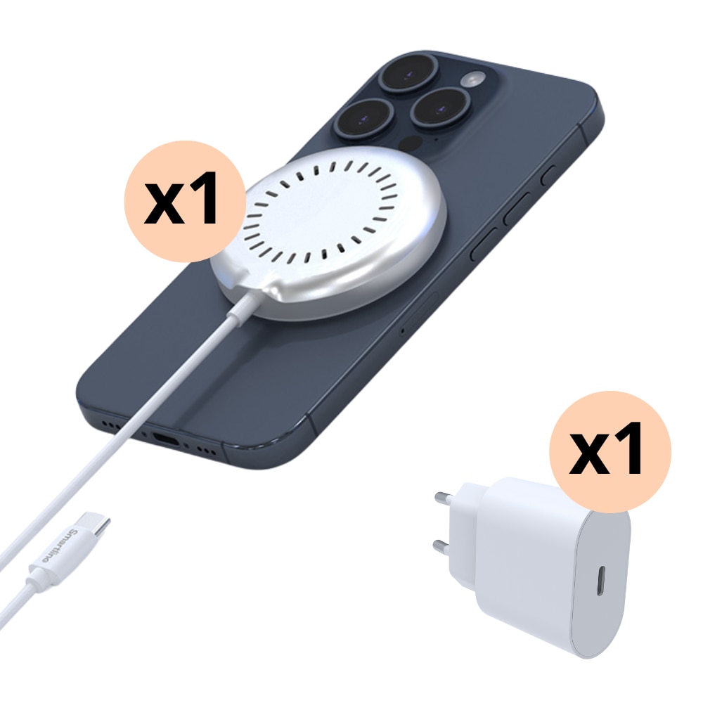 Täydellinen MagSafe-laturi iPhone 15 Pro Max - Smartline