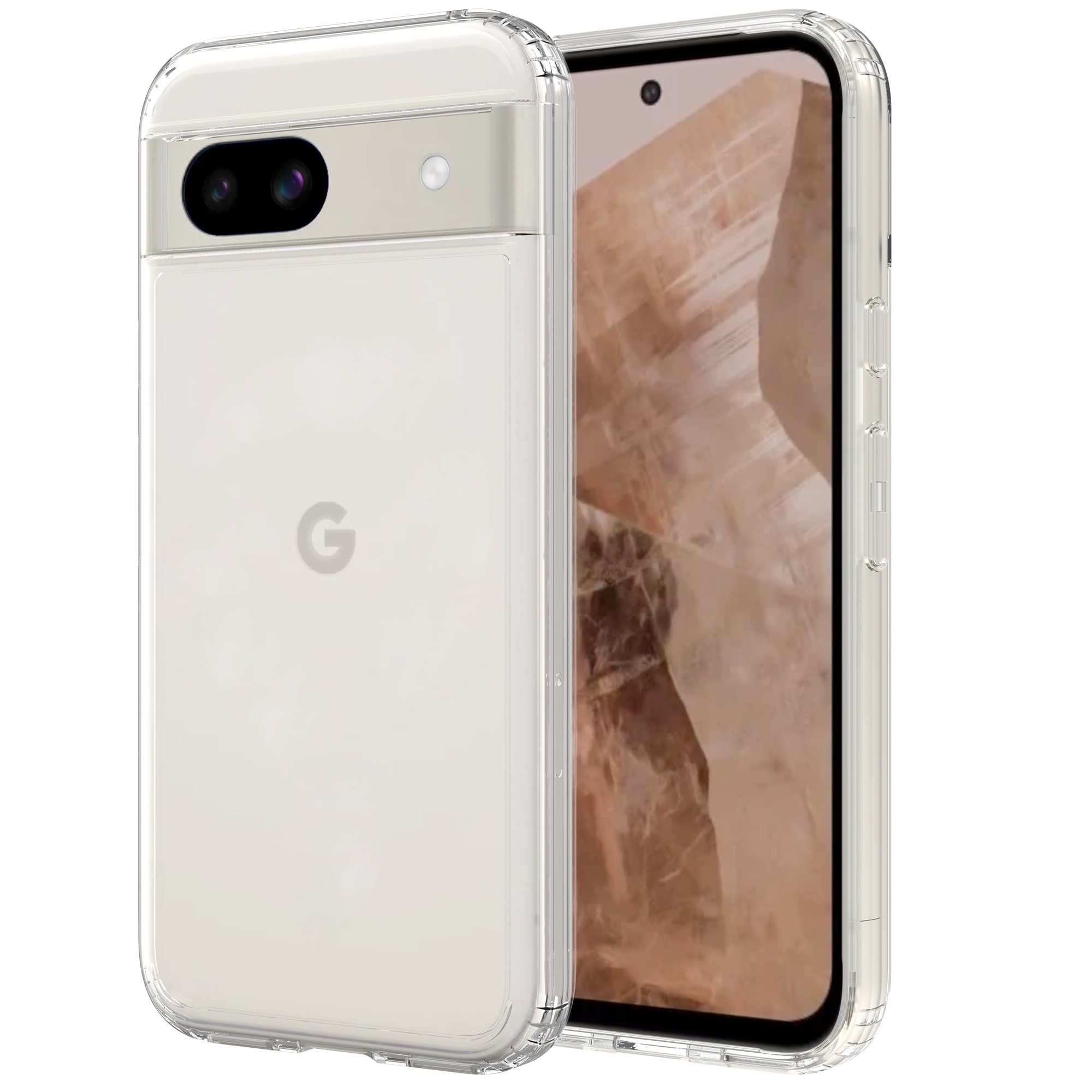 Crystal Hybrid Case Google Pixel 8a kirkas