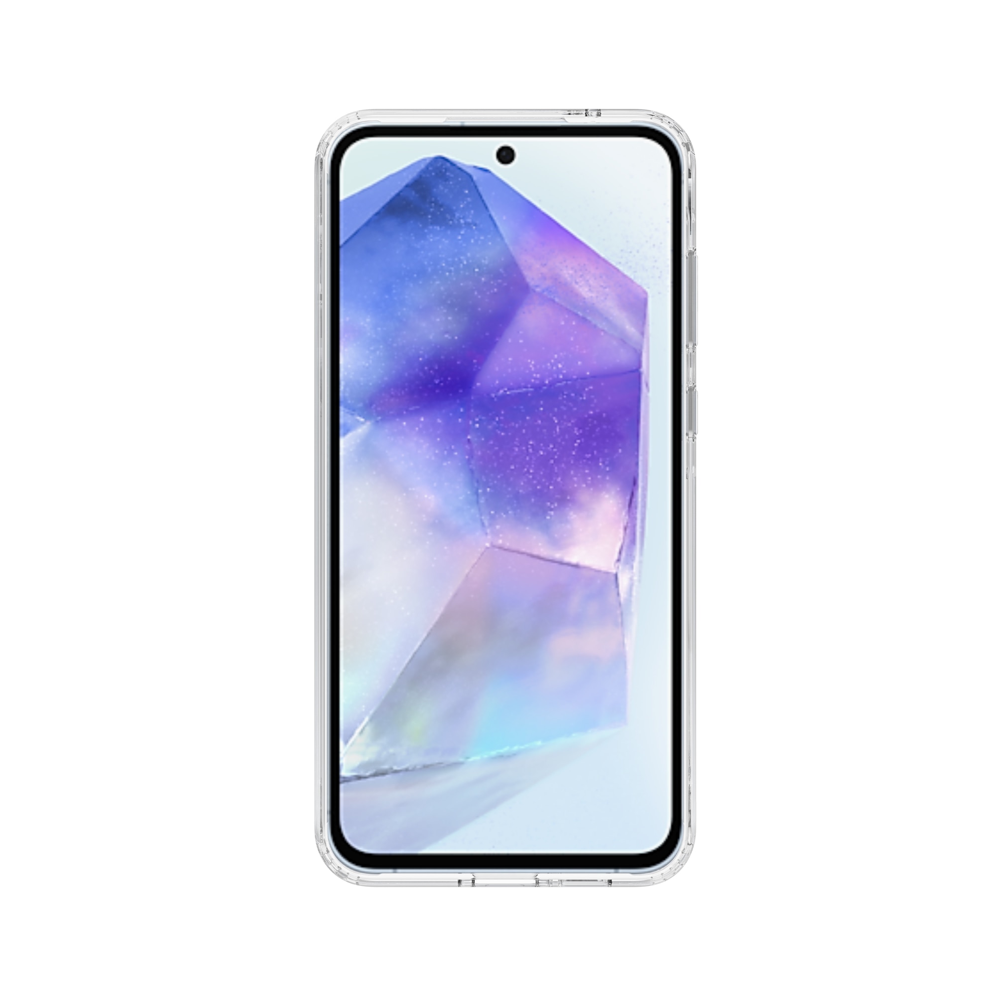 Hybridikuori Samsung Galaxy A55 läpinäkyvä