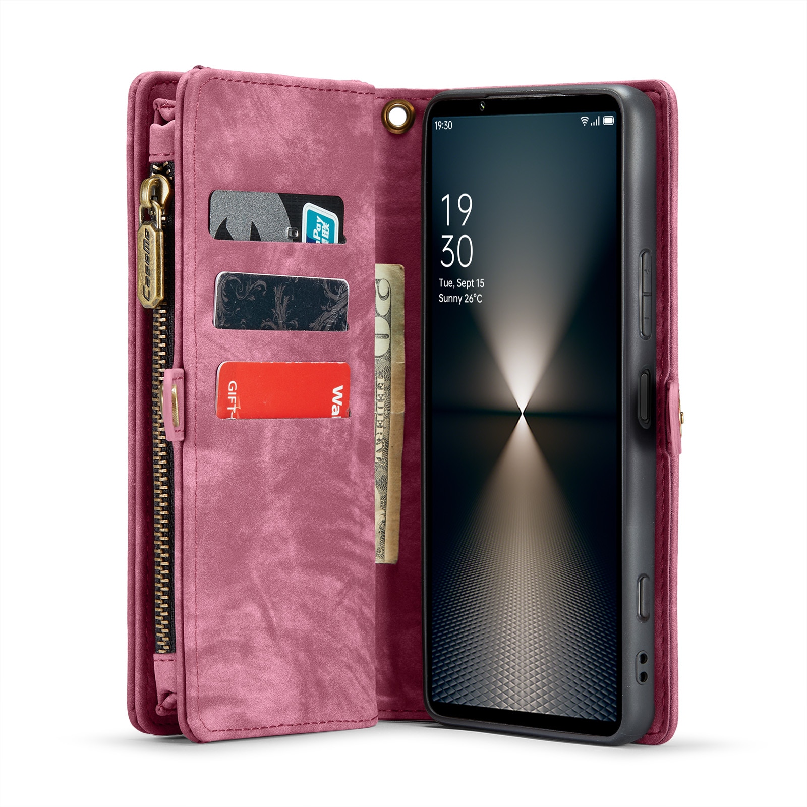 Multi-slot Suojakotelo Sony Xperia 10 VI punainen