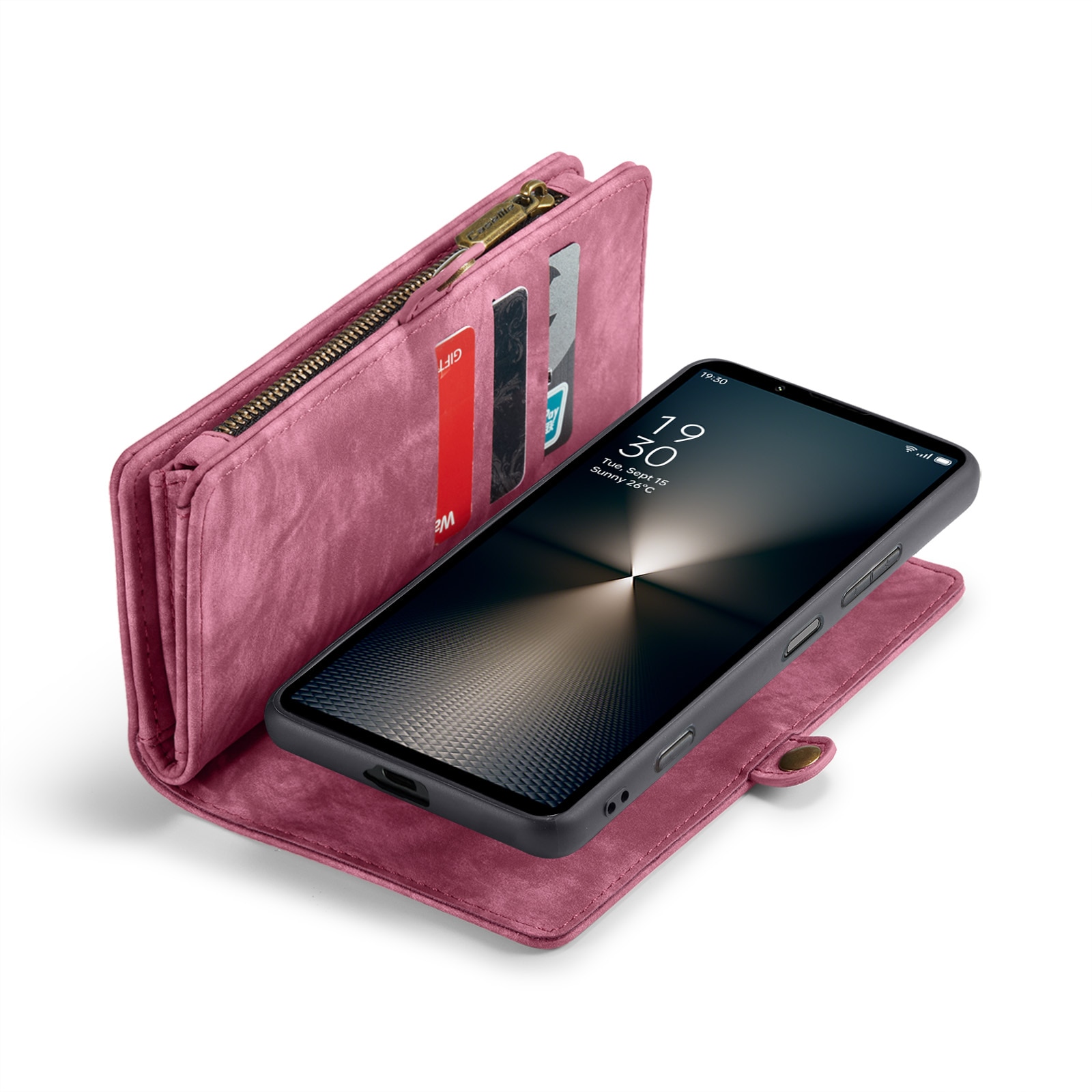 Multi-slot Suojakotelo Sony Xperia 10 VI punainen