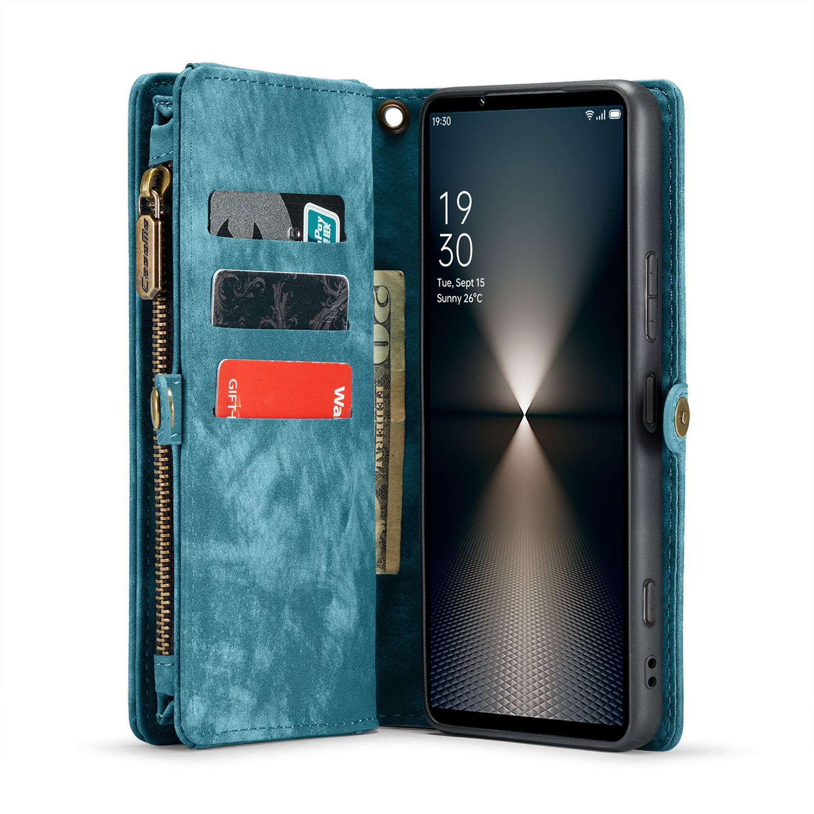 Multi-slot Suojakotelo Sony Xperia 10 VI sininen