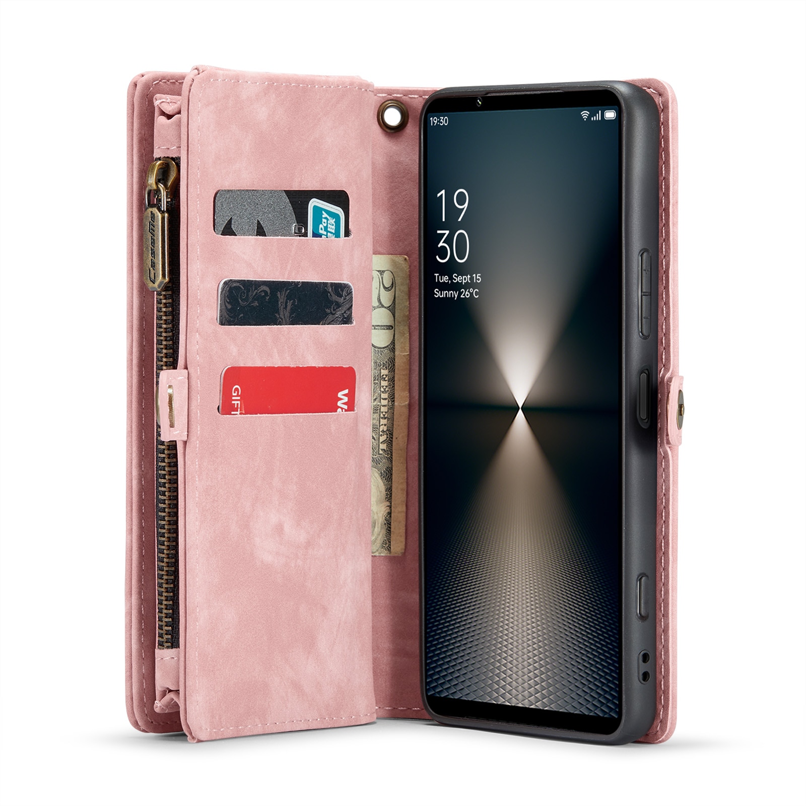 Multi-slot Suojakotelo Sony Xperia 10 VI vaaleanpunainen