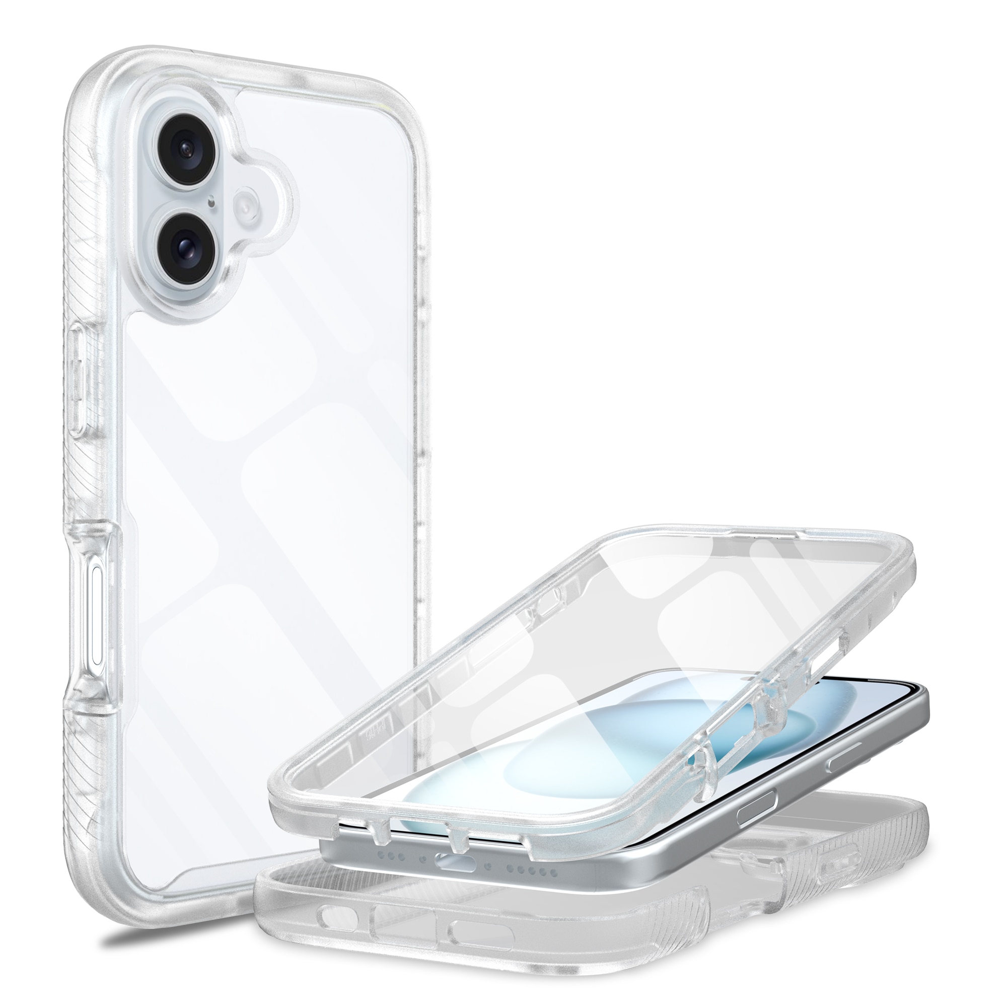 Full Protection Case iPhone 16 Plus Kirkas