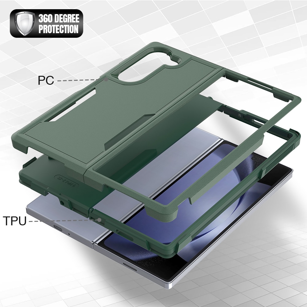 Off-road Hybridikuori Samsung Galaxy Z Fold 6 vihreä