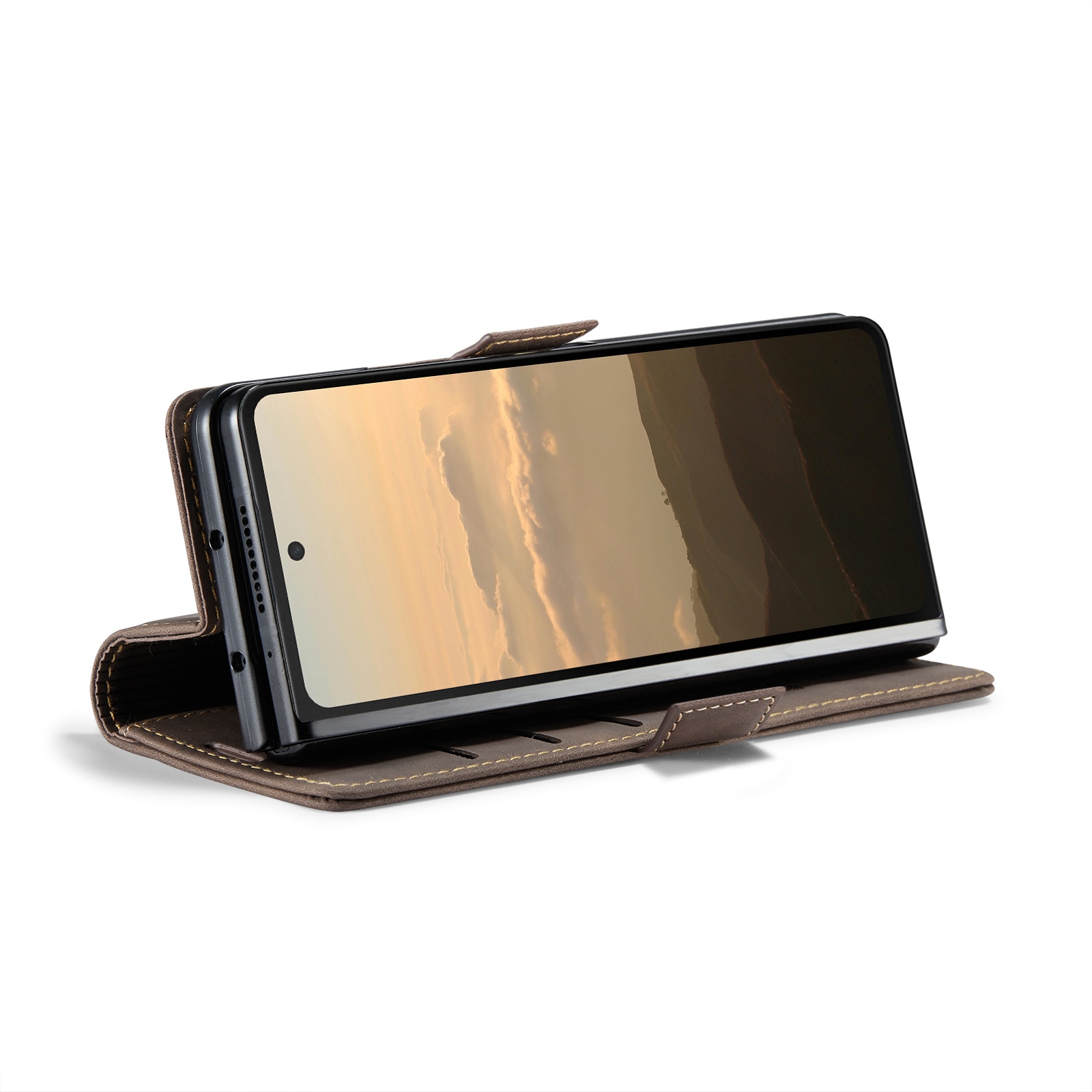 Slim Lompakkokotelo Samsung Galaxy Z Fold 6 ruskea