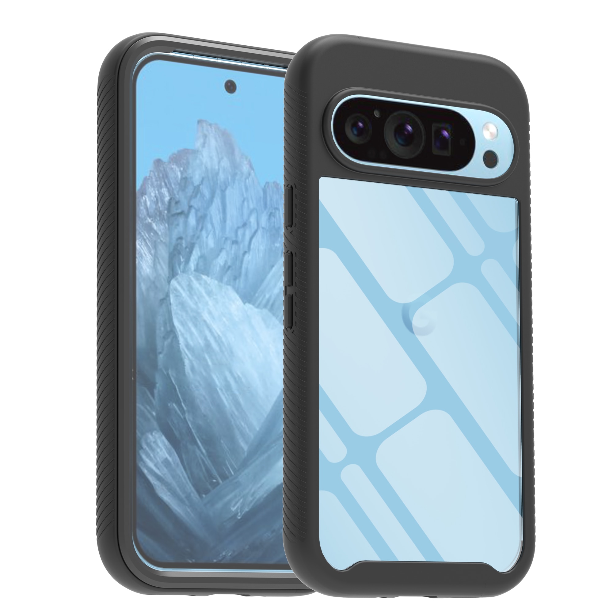 Full Protection Case Google Pixel 9 Pro musta