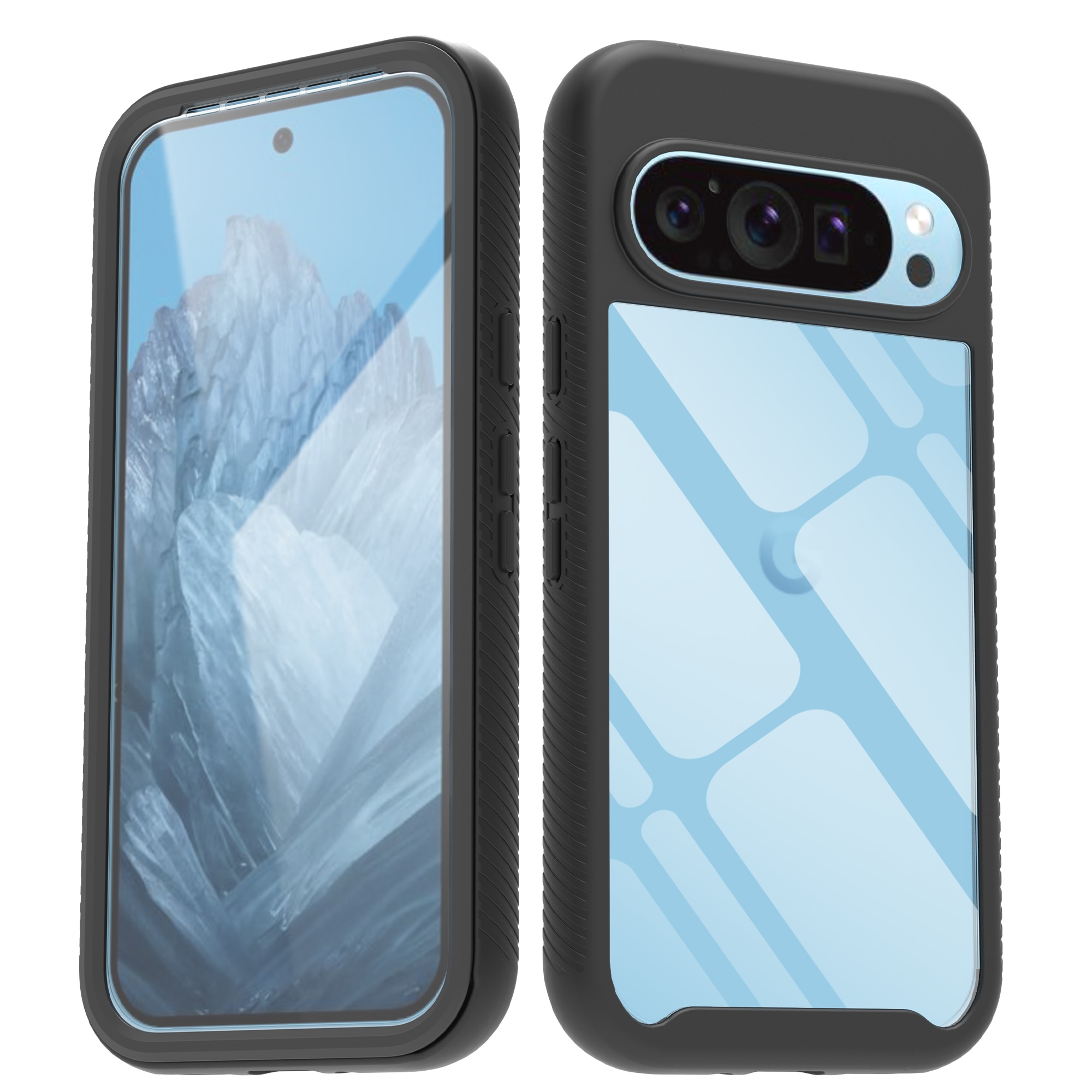 Full Protection Case Google Pixel 9 Pro musta