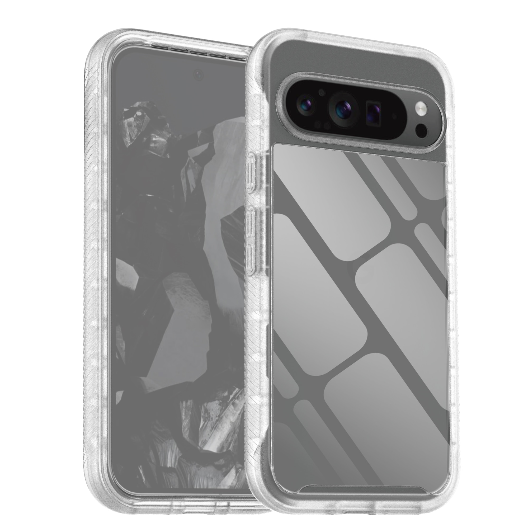 Full Protection Case Google Pixel 9 Pro XL kirkas