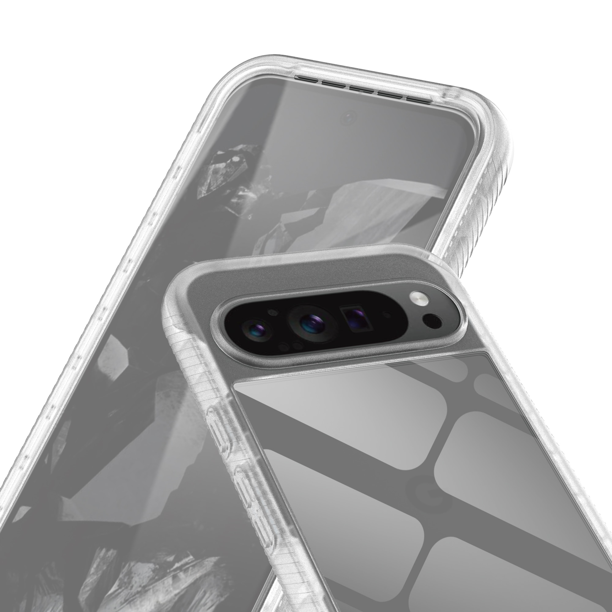 Full Protection Case Google Pixel 9 Pro XL kirkas