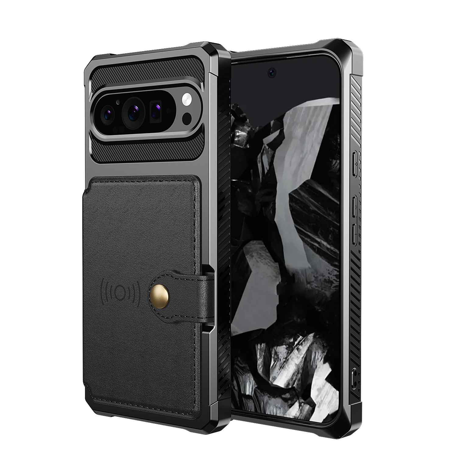 Tough Multi-slot Case Google Pixel 9 musta