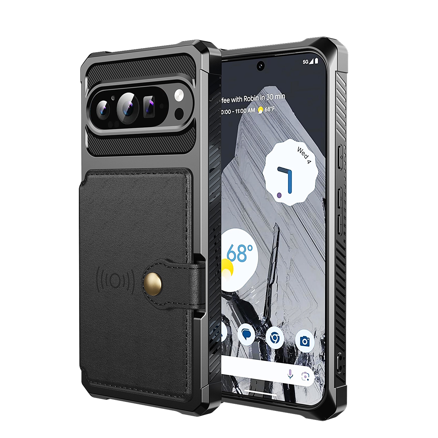 Tough Multi-slot Case Google Pixel 9 Pro XL Musta