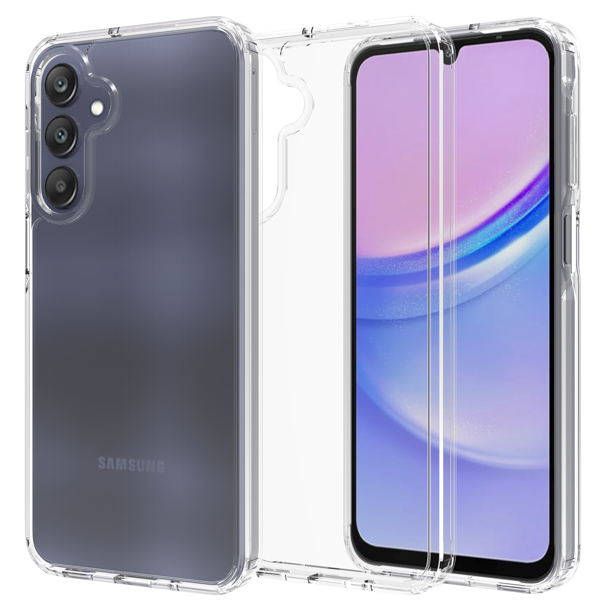 Hybridikuori Samsung Galaxy A16 läpinäkyvä