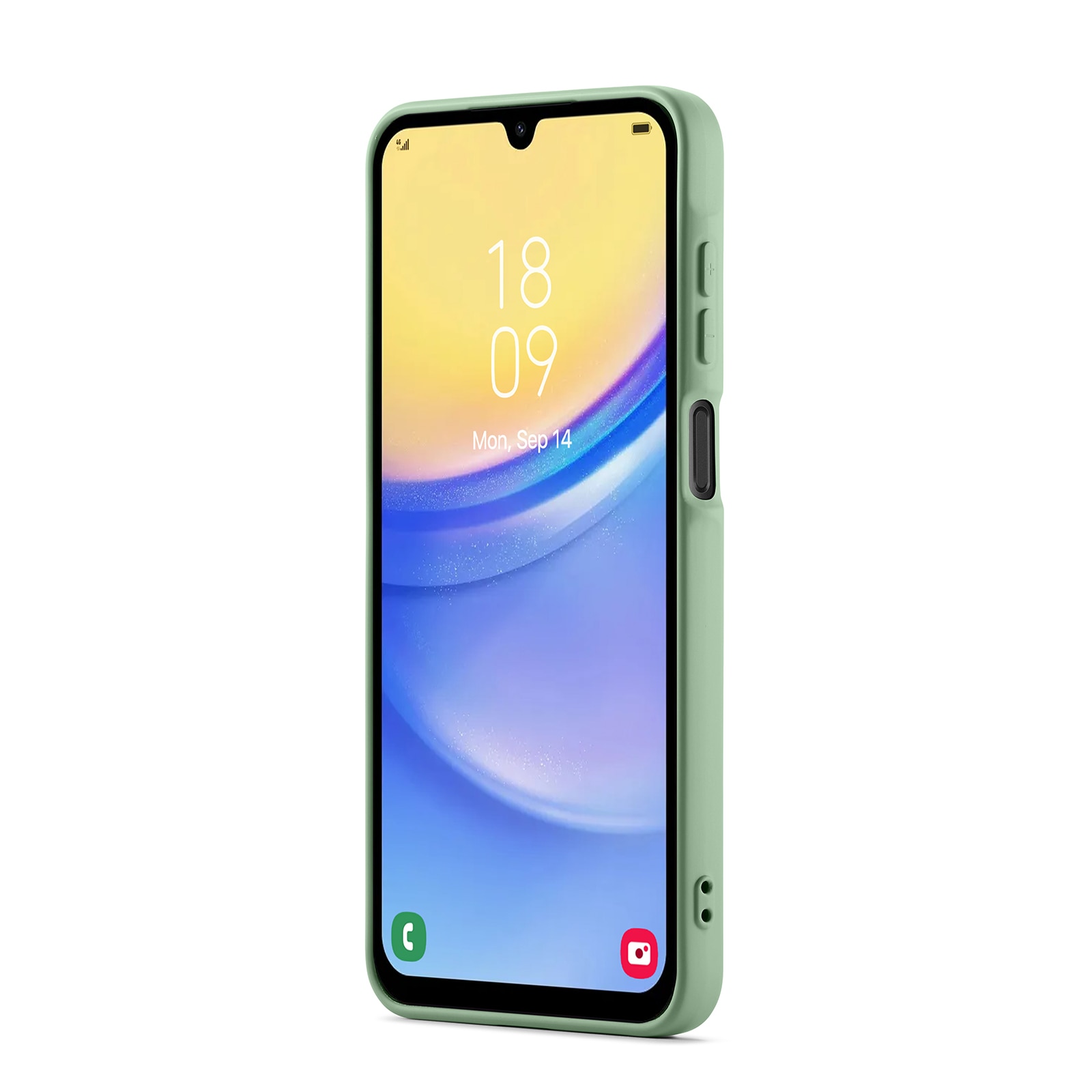 Iskunkestävä Kuori TPU Samsung Galaxy A16 Vihreä