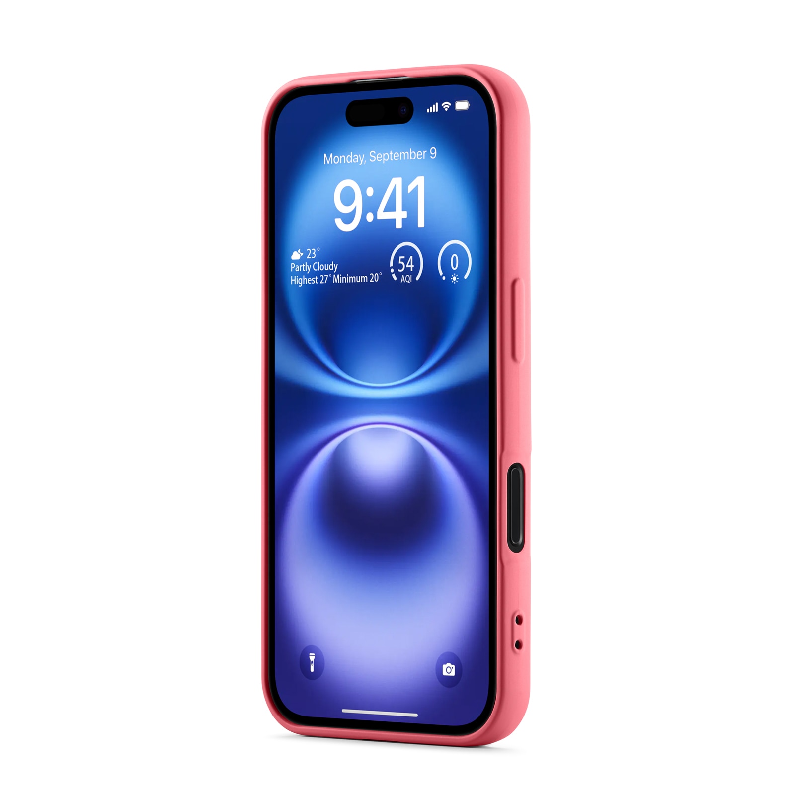 Iskunkestävä Kuori TPU iPhone 16 Cerise