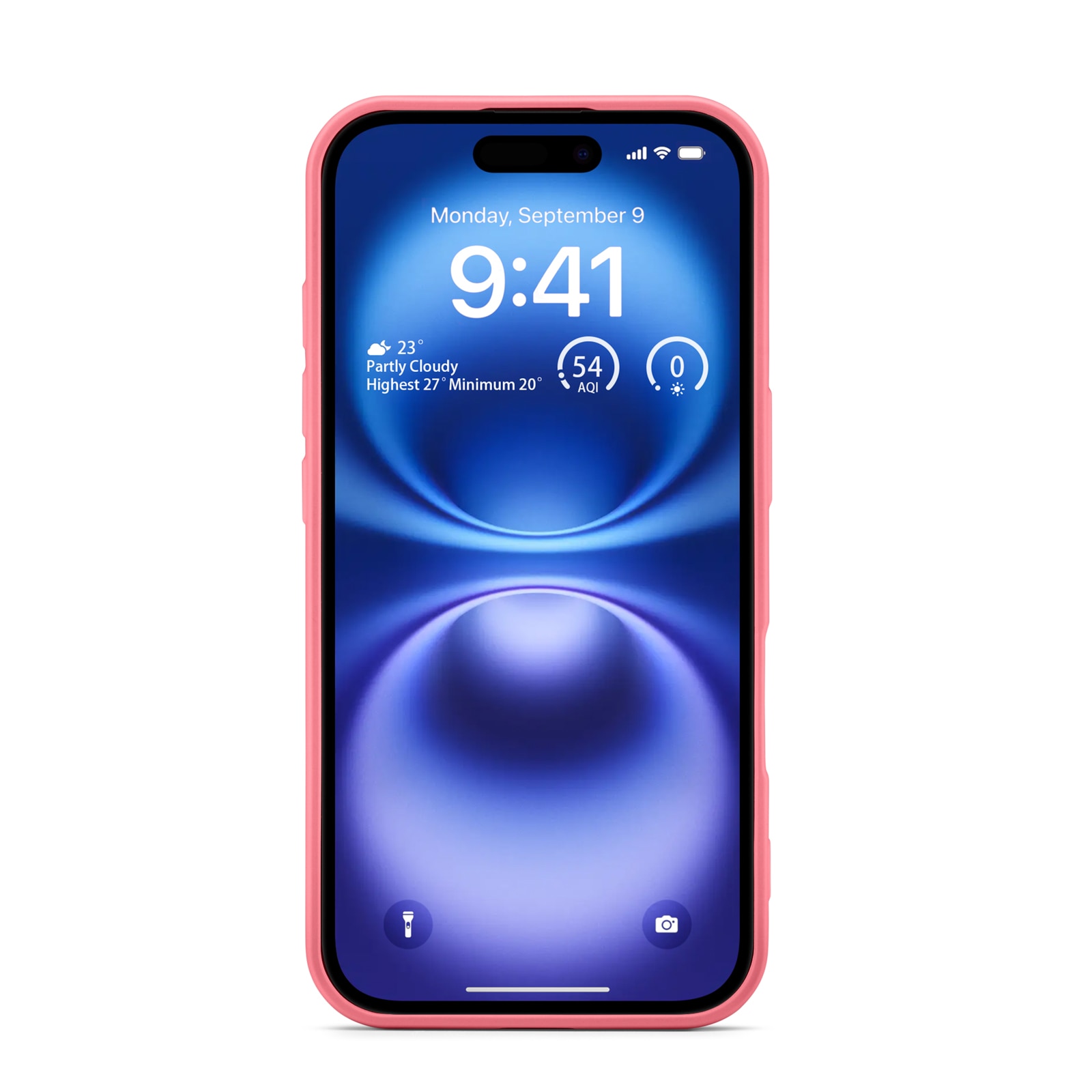 Iskunkestävä Kuori TPU iPhone 16 Cerise