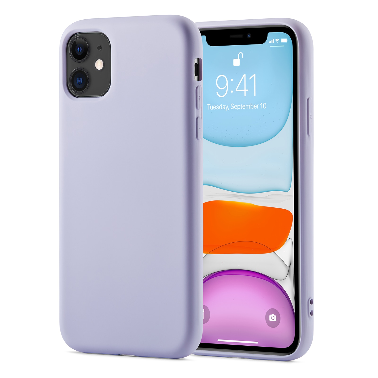 TPU suojakuori iPhone 11 liila