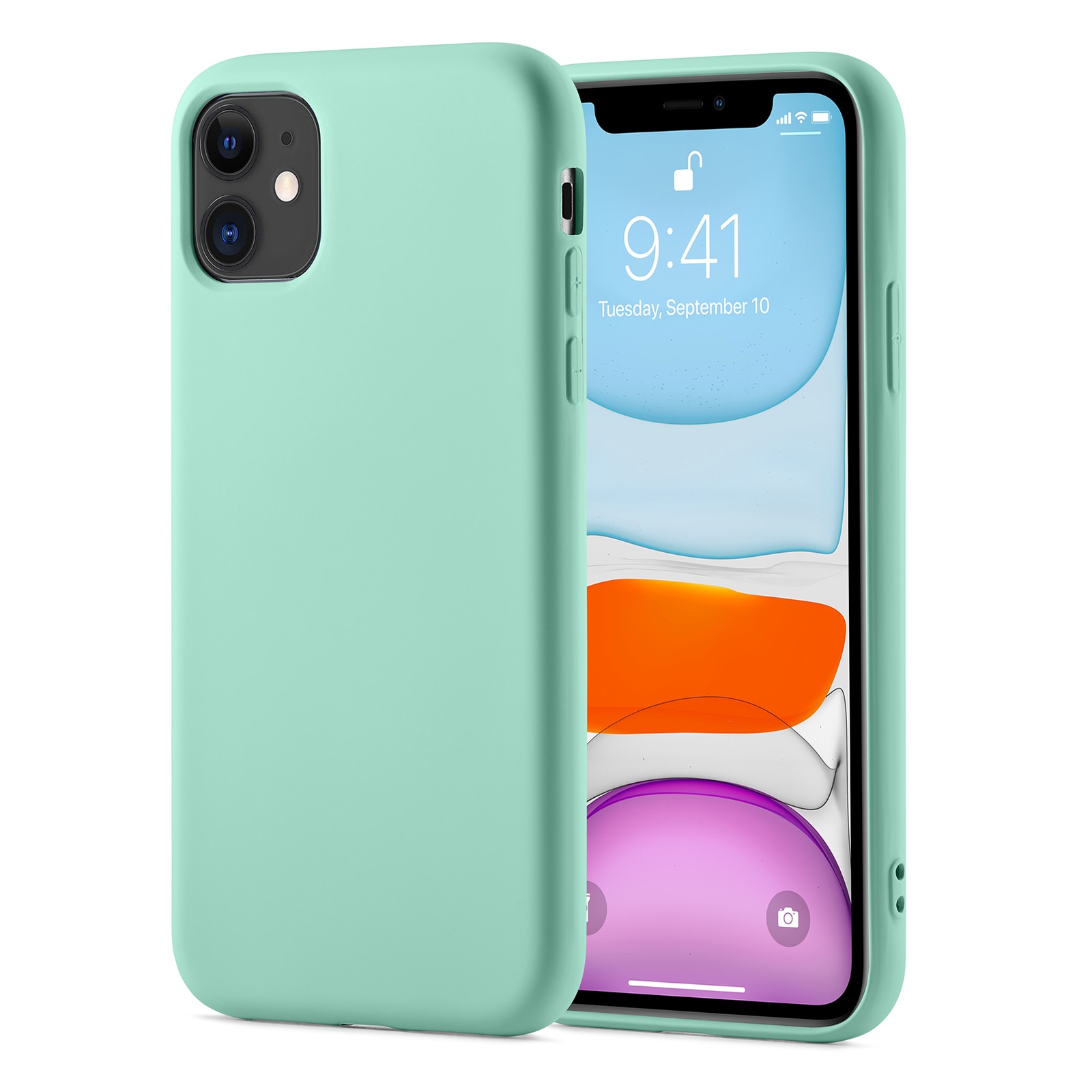 TPU suojakuori iPhone 11 vihreä