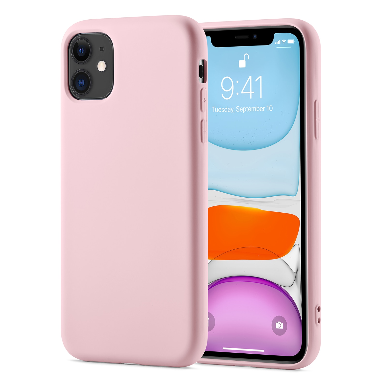 TPU suojakuori iPhone 11 vaaleanpunainen