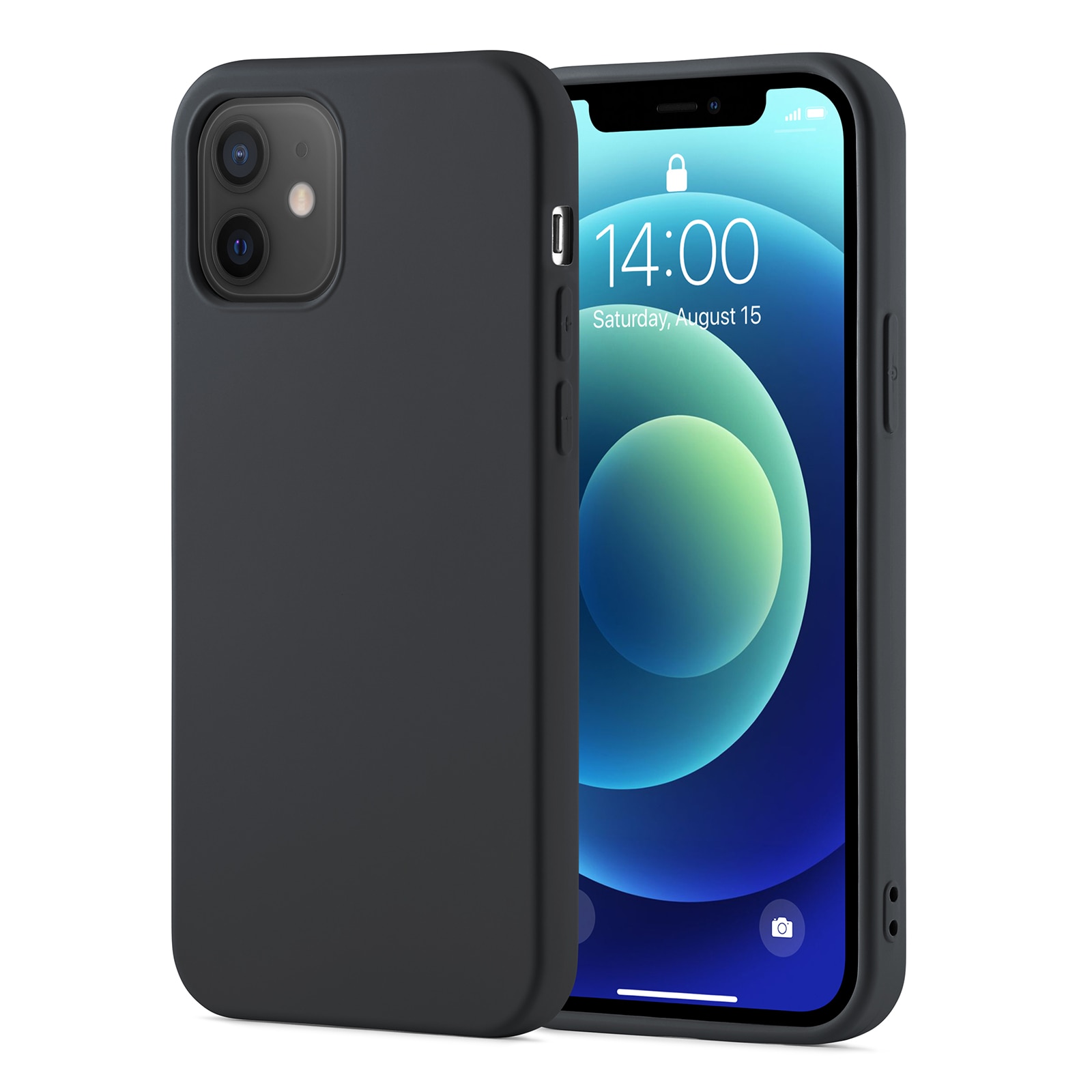 TPU suojakuori iPhone 12/iPhone 12 Pro Harmaa