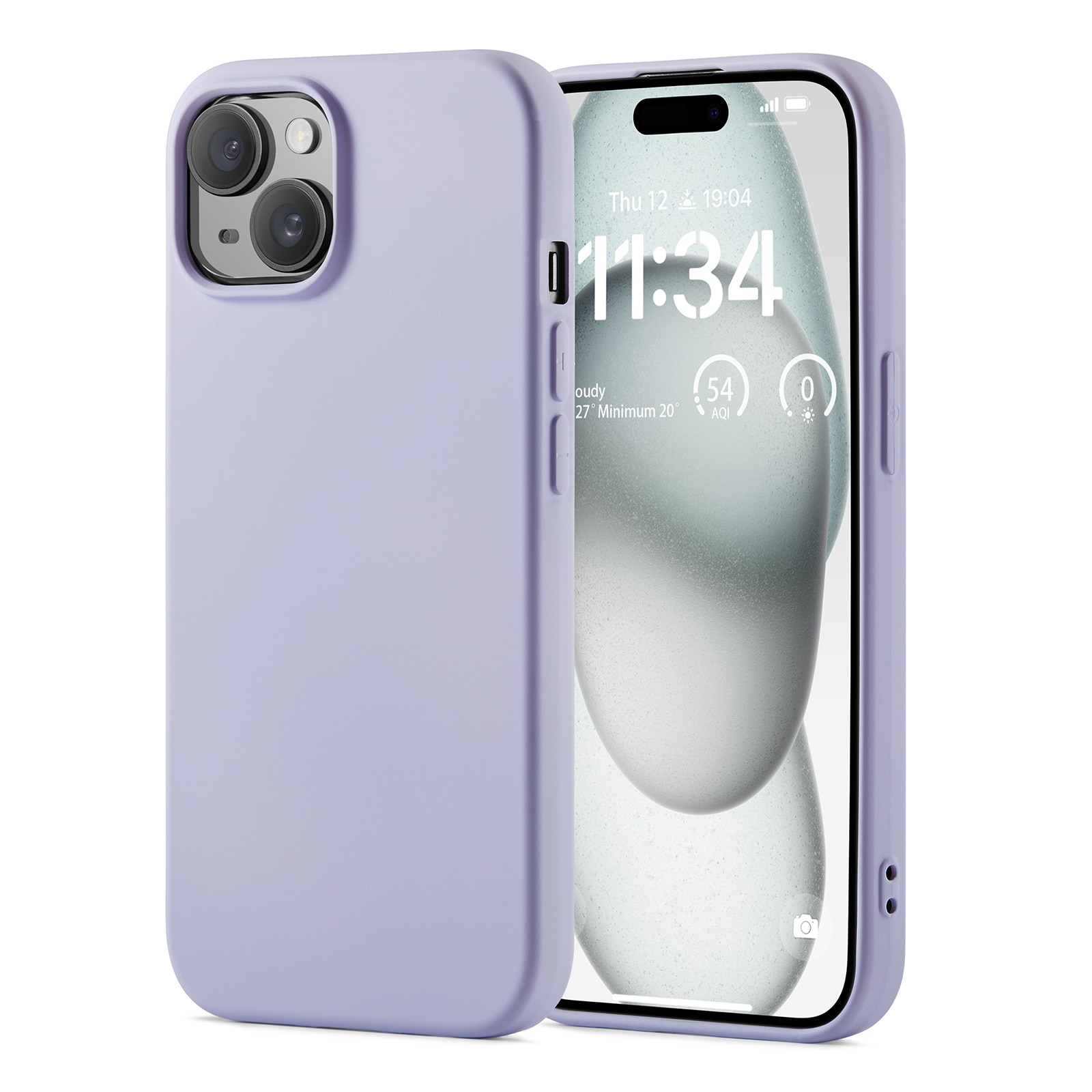 TPU suojakuori iPhone 15 Liila