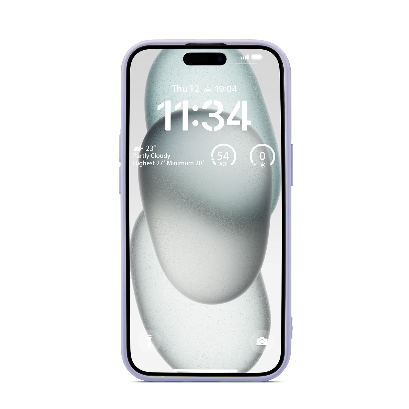 TPU suojakuori iPhone 15 liila