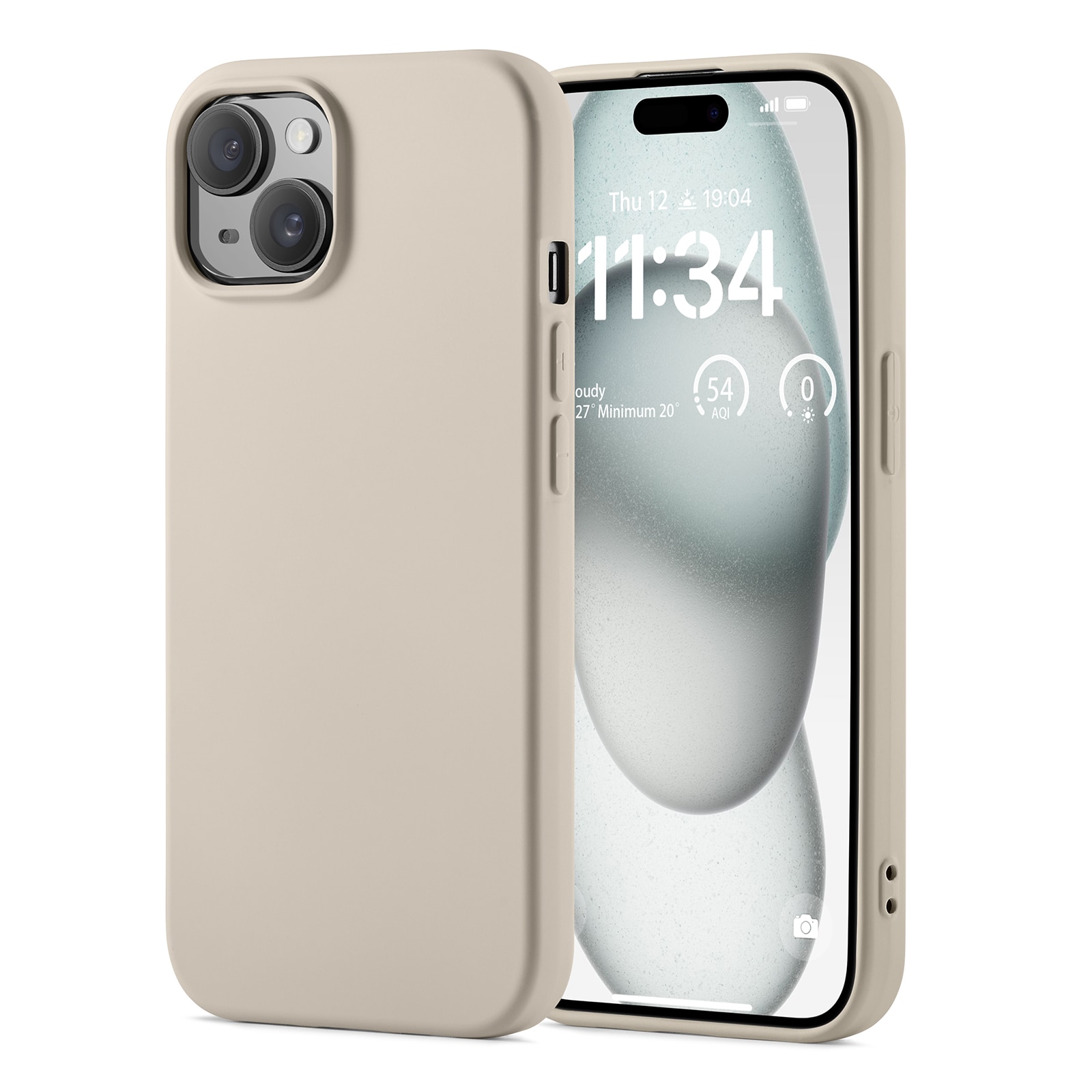 TPU suojakuori iPhone 13 beige