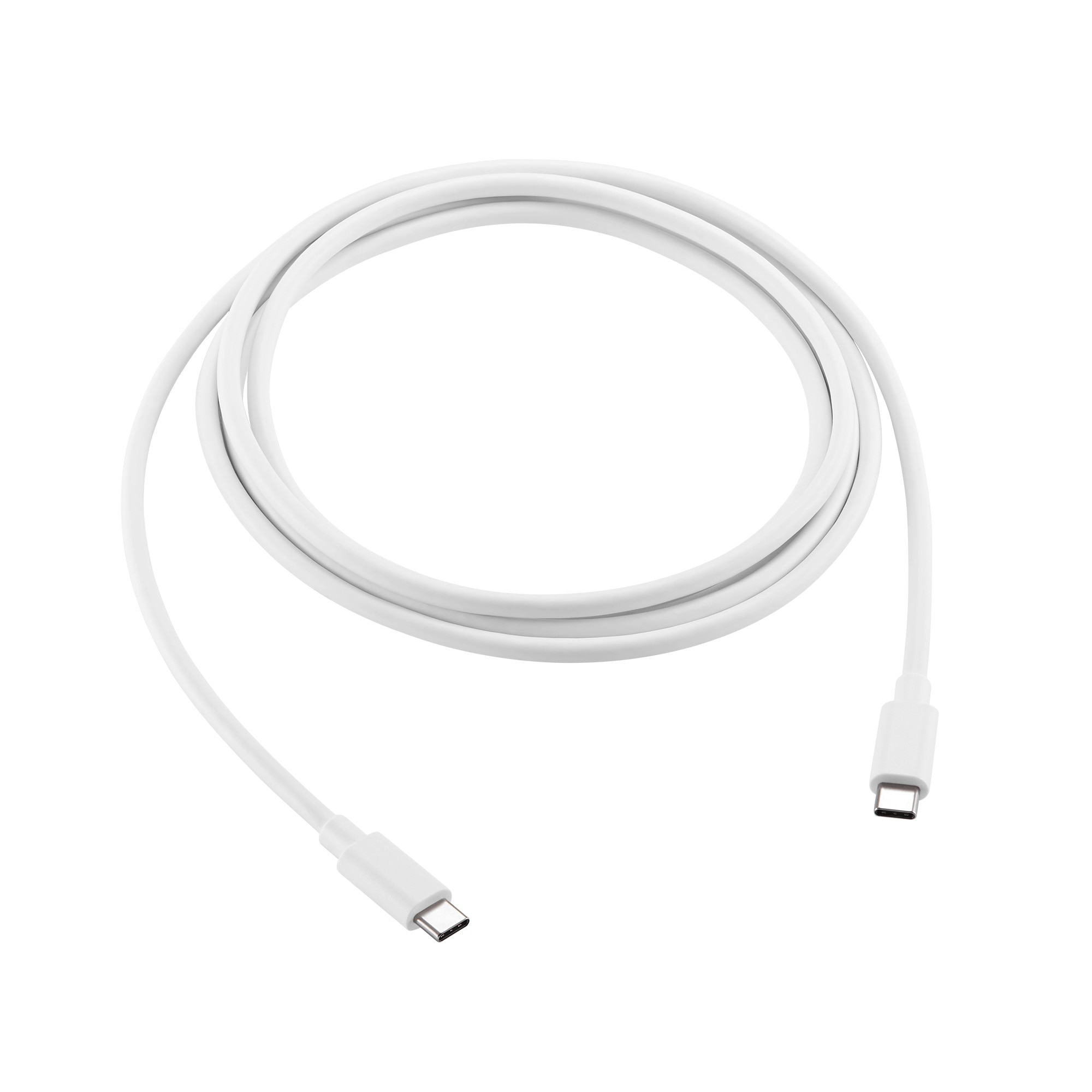 USB-C - USB-C latauskaapeli 2m valkoinen