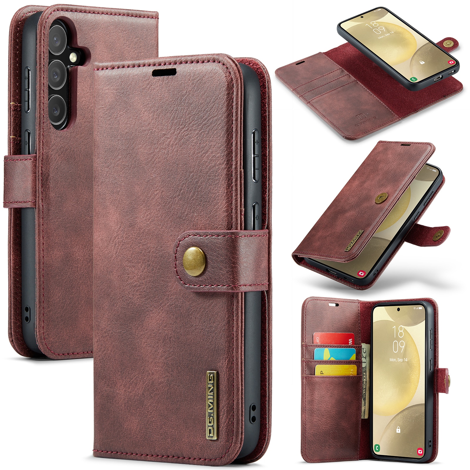 Magnet Wallet Samsung Galaxy A56 Cognac