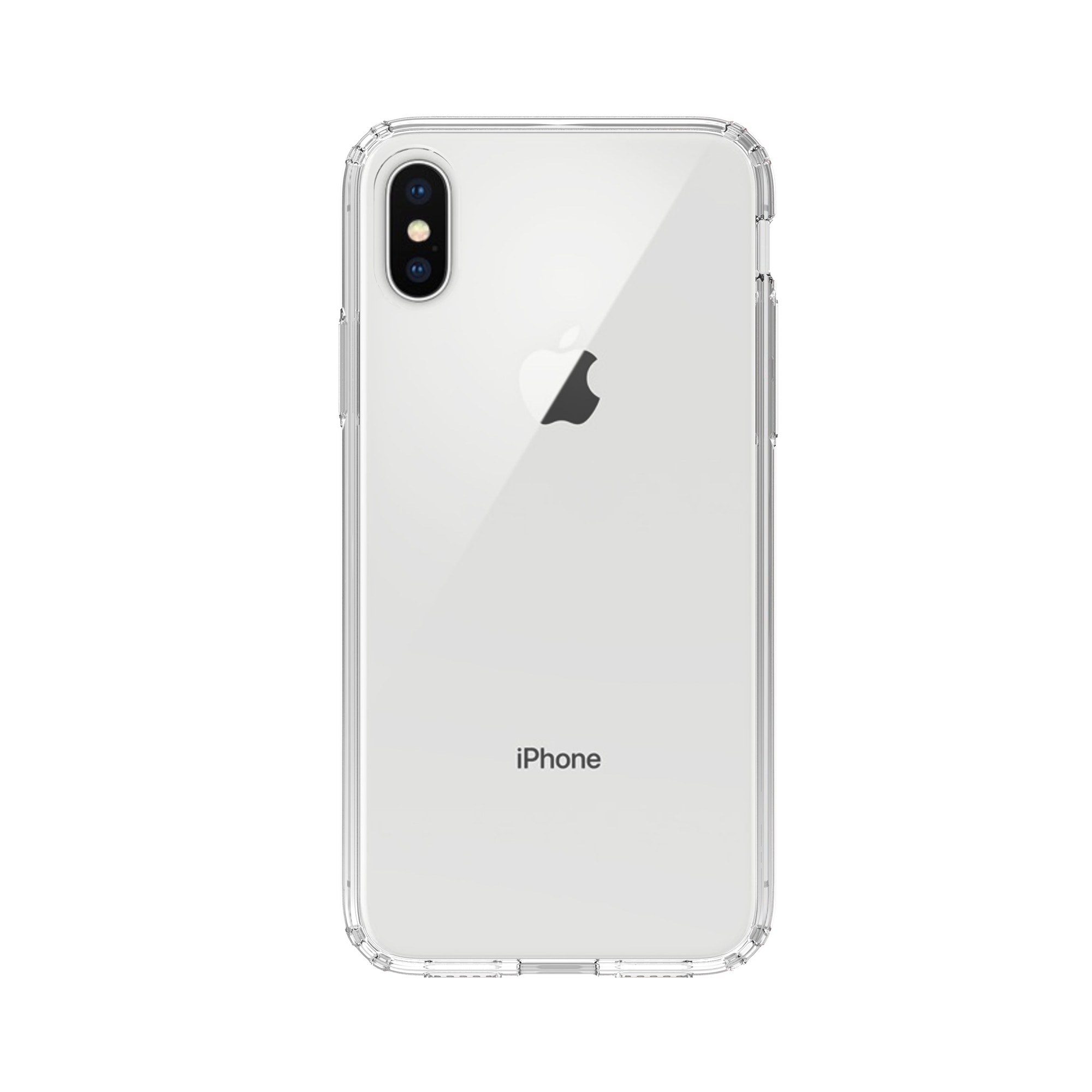 Hybridikuori iPhone X/XS läpinäkyvä