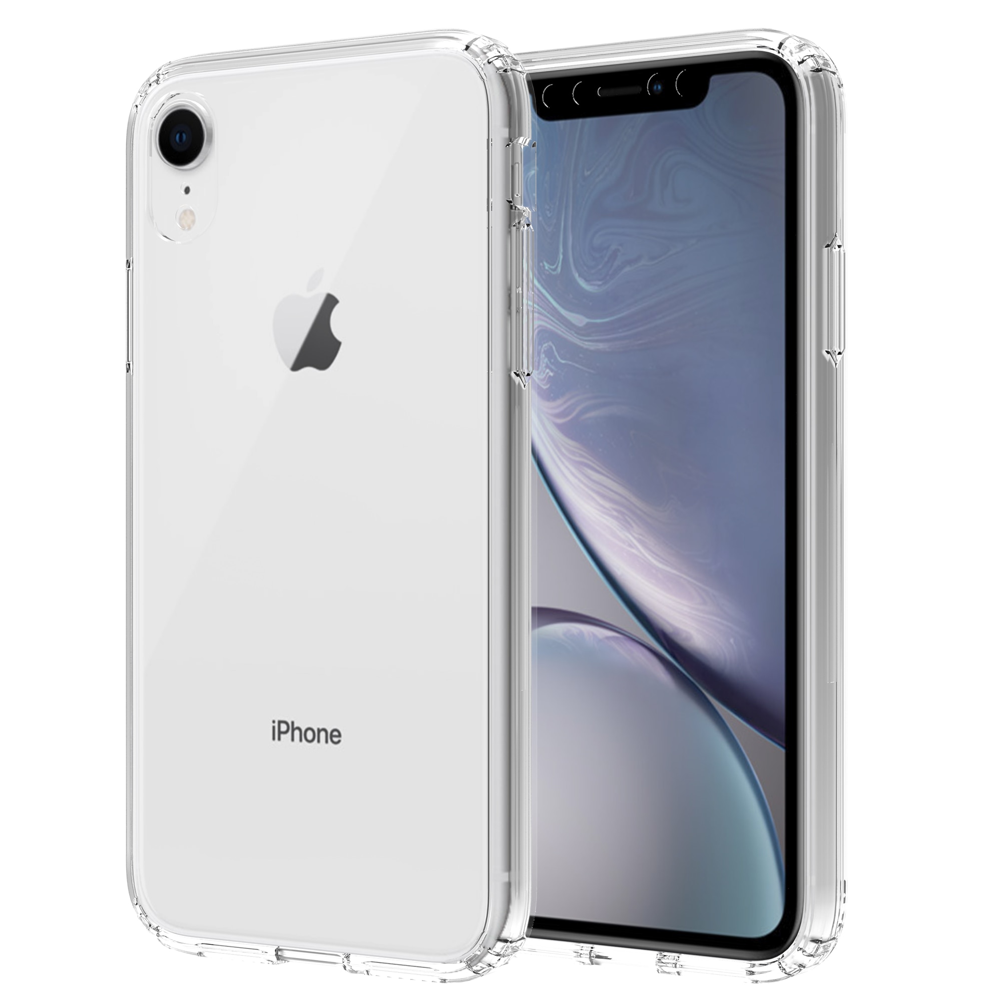 Hybridikuori iPhone Xr läpinäkyvä