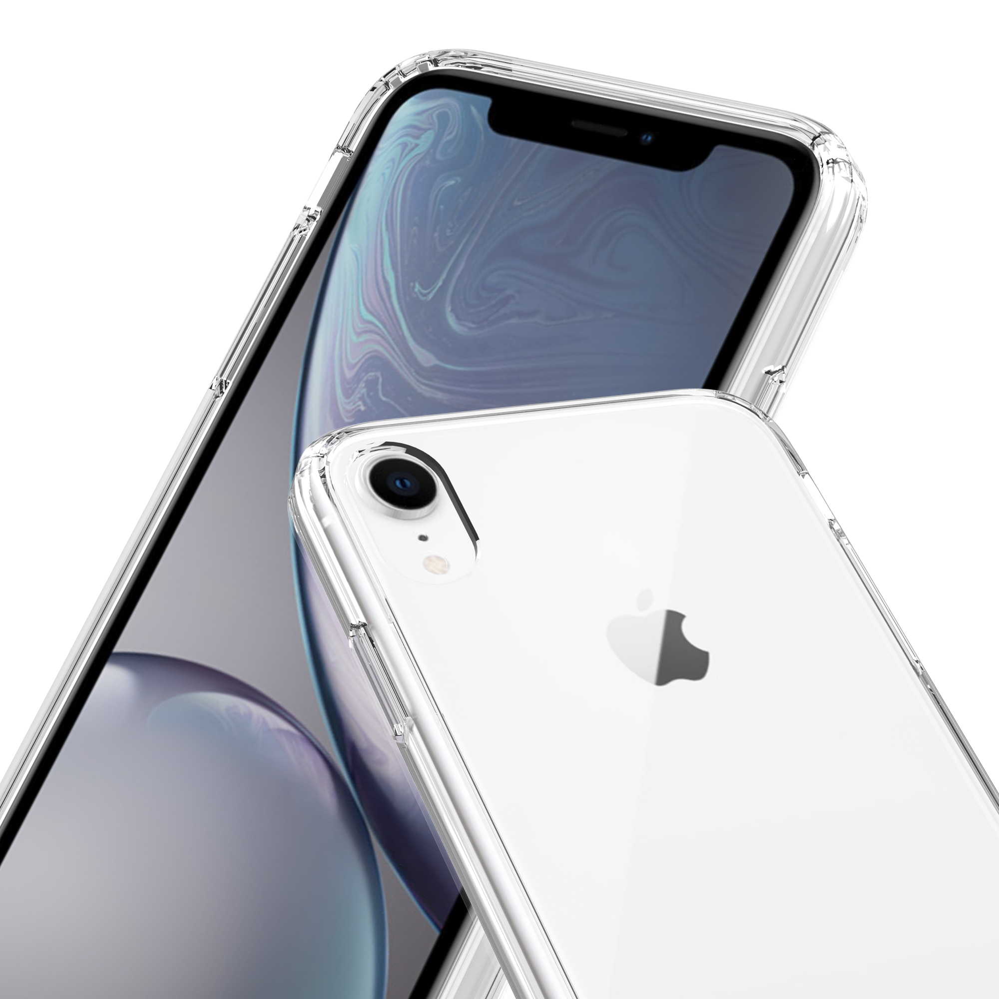 Hybridikuori iPhone Xr läpinäkyvä