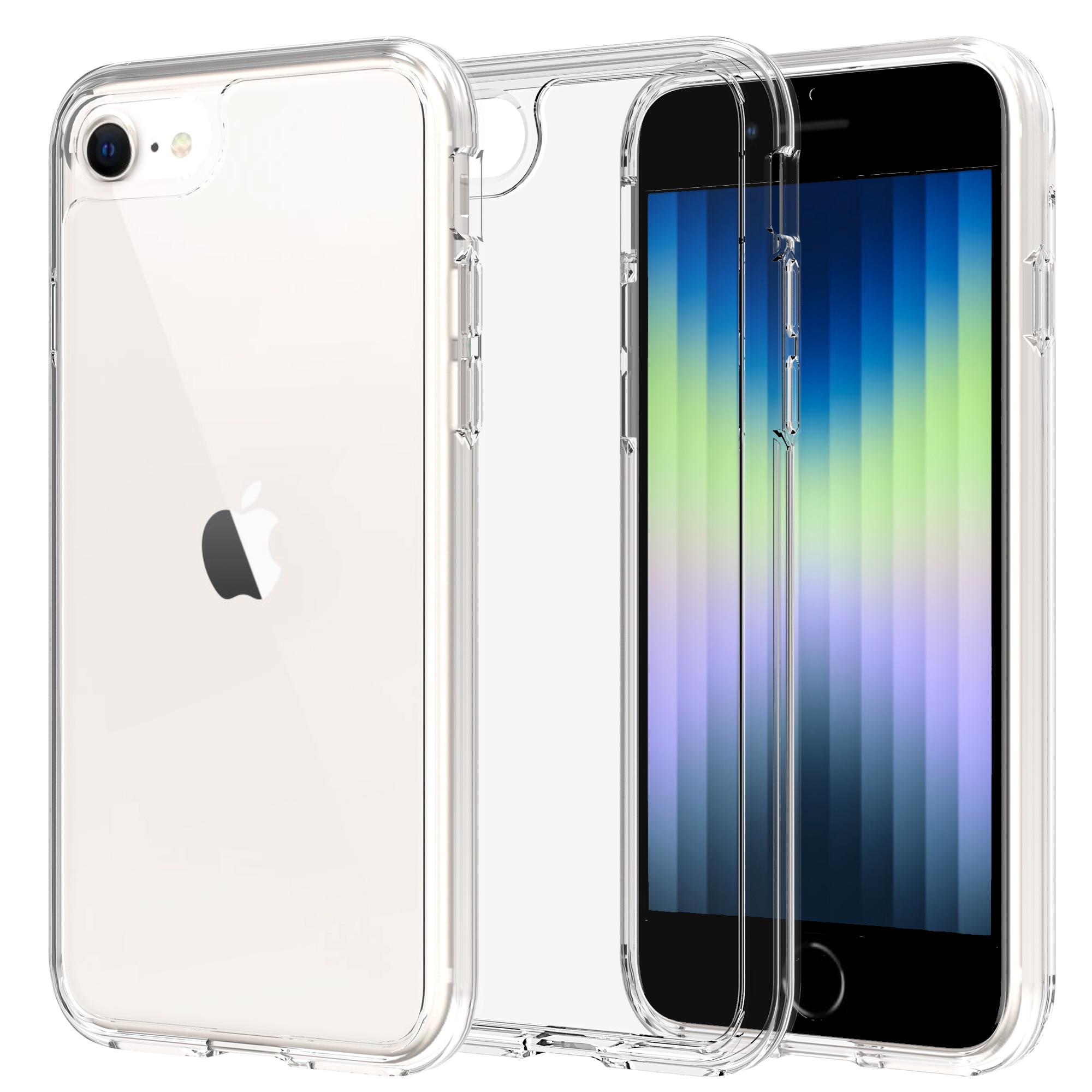 Hybridikuori iPhone 7 läpinäkyvä