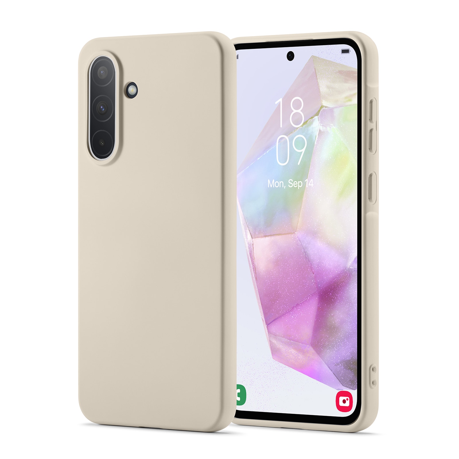 TPU suojakuori Samsung Galaxy A56 Beige