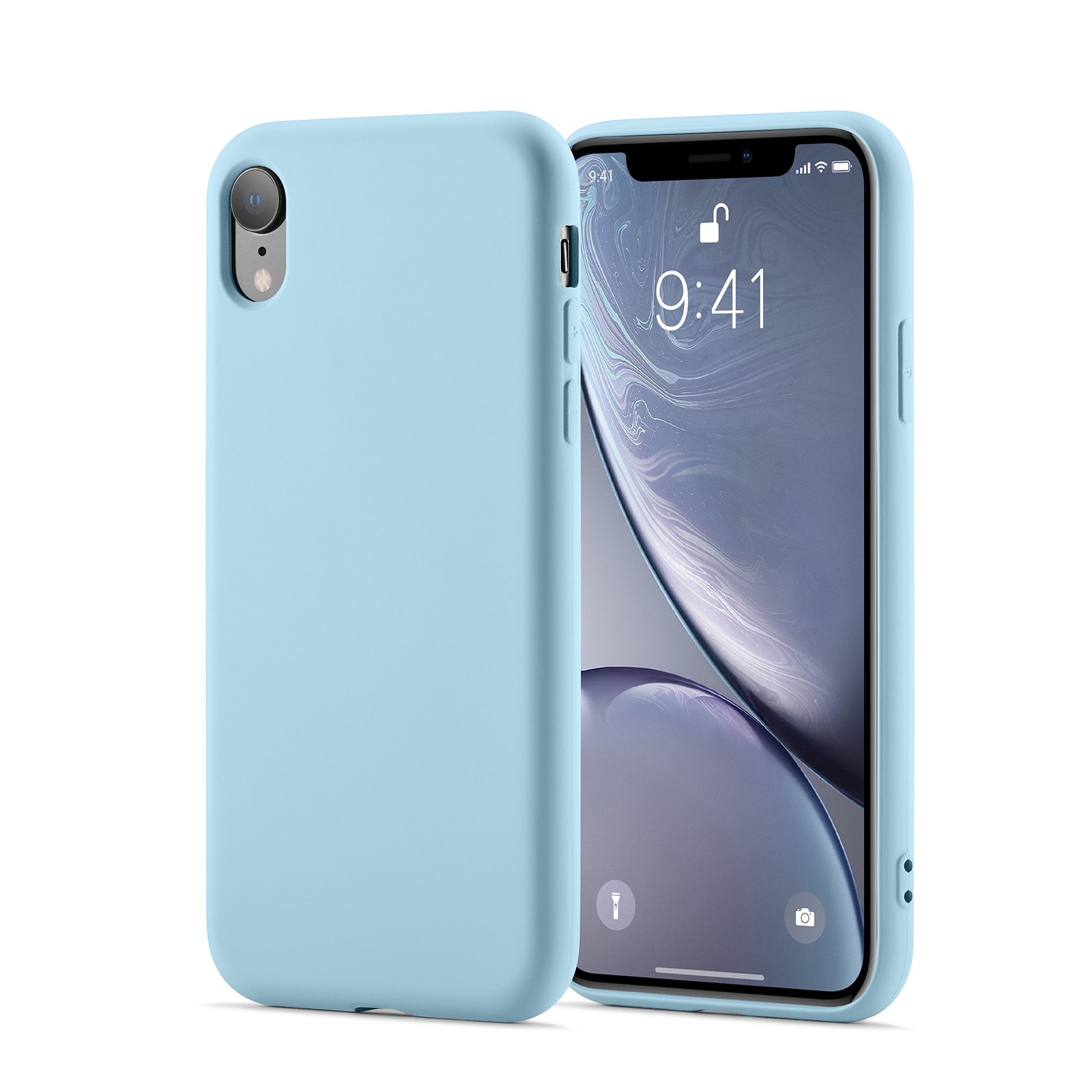 TPU suojakuori iPhone Xr sininen