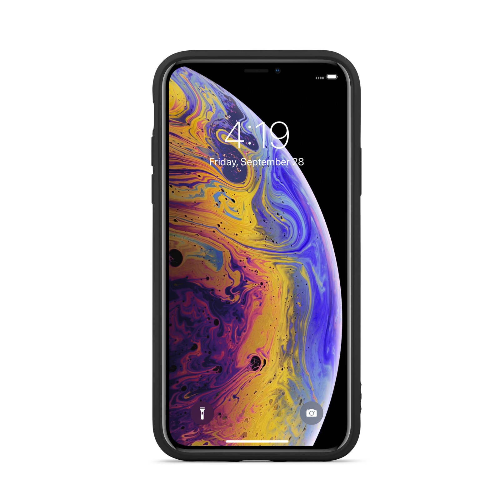 TPU suojakuori iPhone X/XS musta